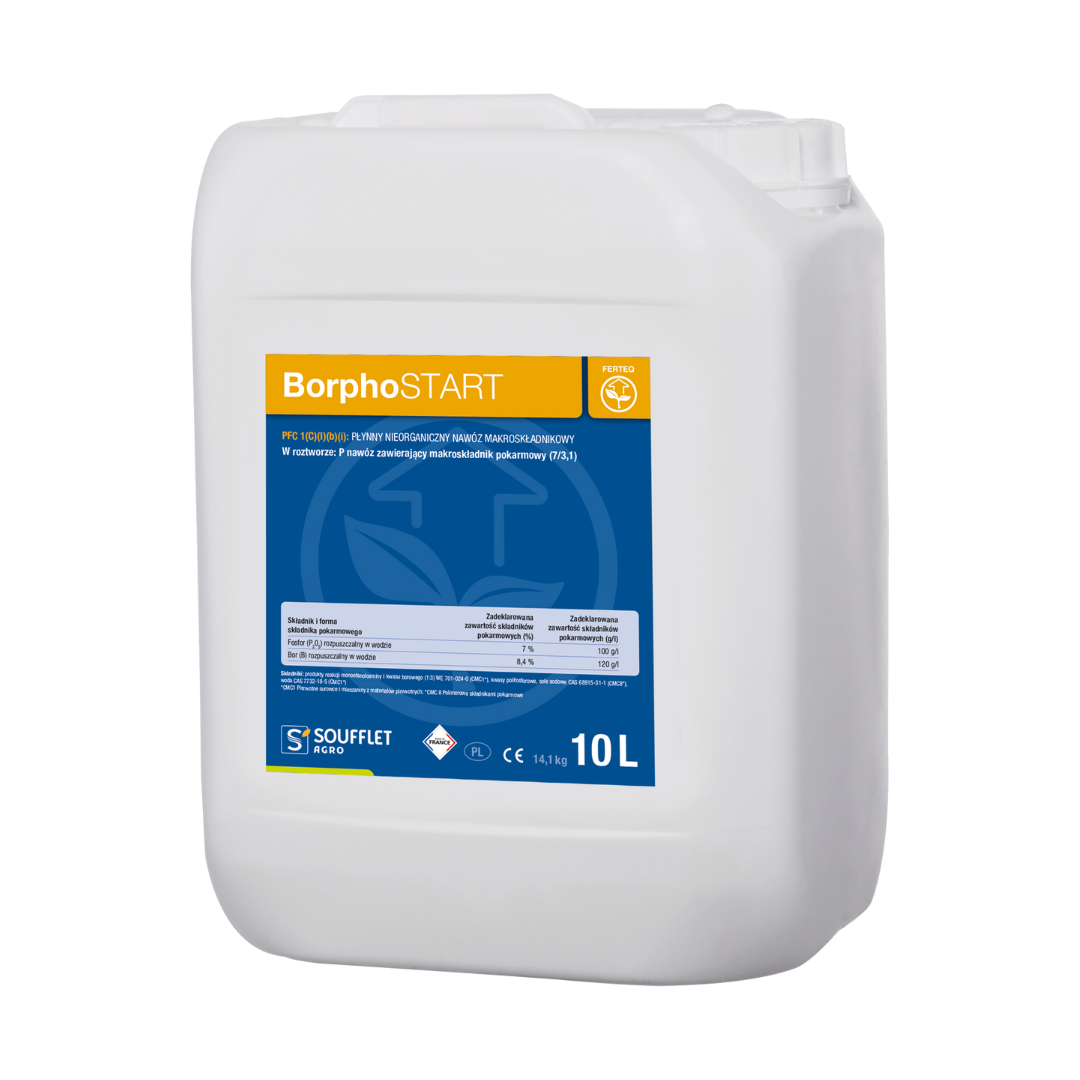 Zrównoważony nawóz dolistny wspomagający rozwój komórek i pyłku roślin. Zapewnia silny wzrost i długą żywotność pyłku.