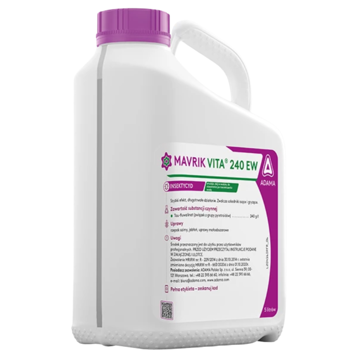 Emulsja olej-w-wodzie o działaniu kontaktowym. Skuteczna także w trudnych warunkach pogodowych.